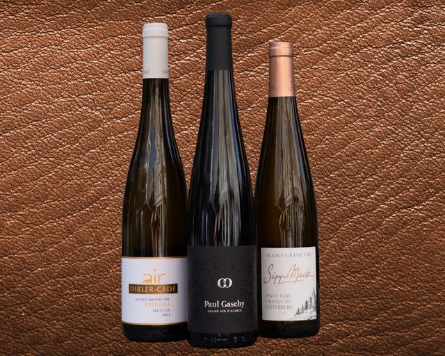 Bouteilles de la sélection Grands crus de chez nous