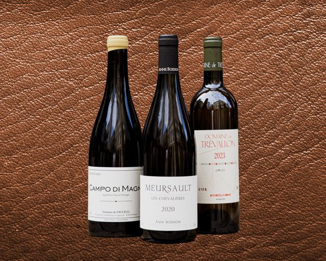 Bouteilles de la sélection Blancs d’exception