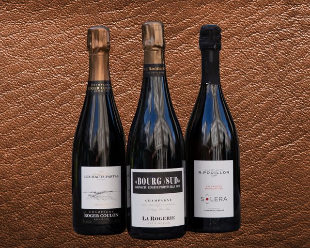 Bouteilles de la sélection Grandes cuvées de maisons libres