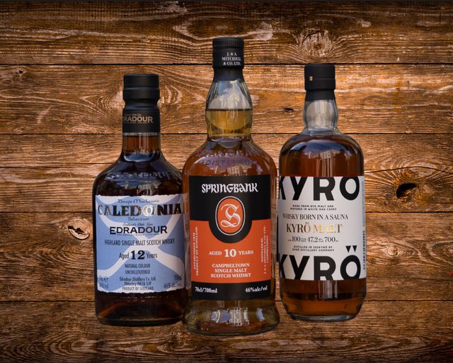 Bouteilles de la sélection L’école des whiskies