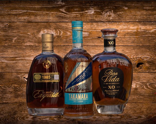 Bouteilles de la sélection Horizons du rhum